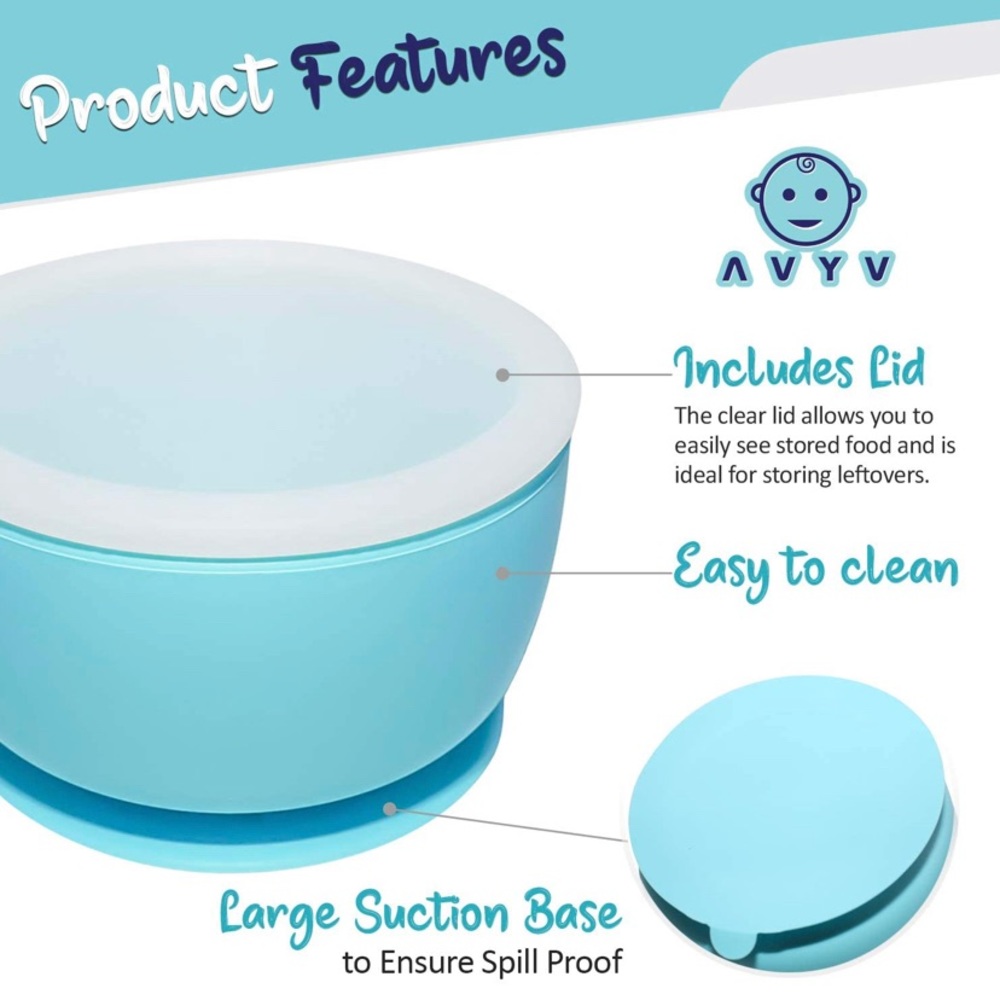 Baby Bowl Silicone - First Stage Baby Plates